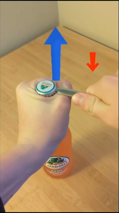 Partytrick: Open a glass bottle with just a spoon.