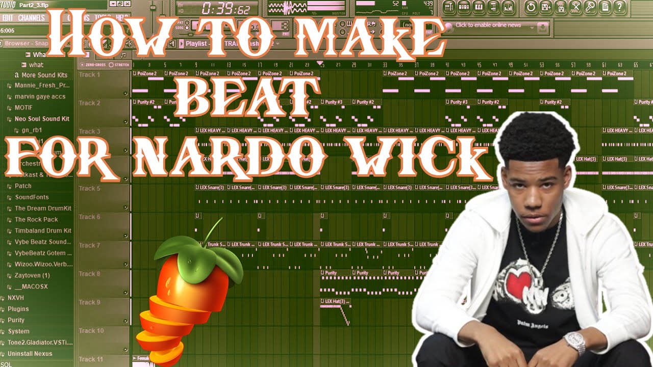 HOW TO MAKE BEATS FOR NARDO WICK FROM SCRAT | FL STUDIO 20 TUTORIAL ...