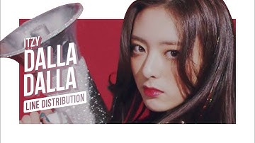 • ITZY • DALLA DALLA 달라달라 • Line Distribution • 있지 • 달라달라 •