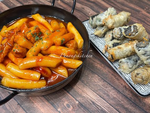 Video MIẾN CUỘN RONG BIỂN CHIÊN GIÒN VÀ BÁNH GẠO CAY CẤP TỐC - youtube