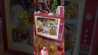 クリスマス レトロTV ミュージカルマシーン （LEDライト