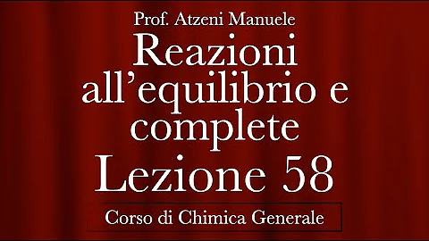 Come capire se una reazione è in equilibrio?
