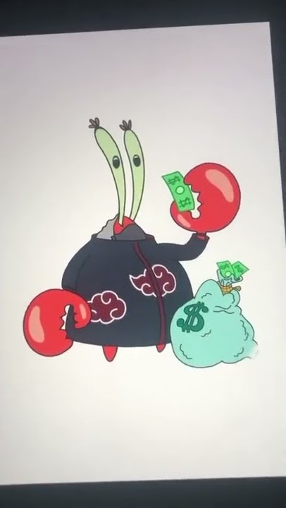 Akatsuki members in spongebob