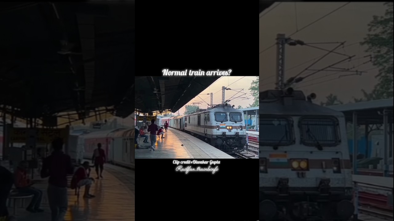 Ranchi Rajdhani Express🔥☠️at Kanpur🔥(clip