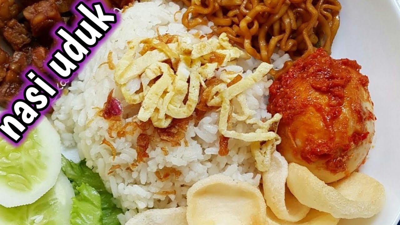 RESEP CARA MEMBUAT NASI UDUK BETAWI YANG ENAK DI RICE COOKER - YouTube