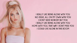 Loren Gray - Alone (Lyrics)