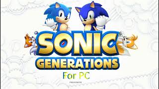Sonic Generations For PC Title Screen