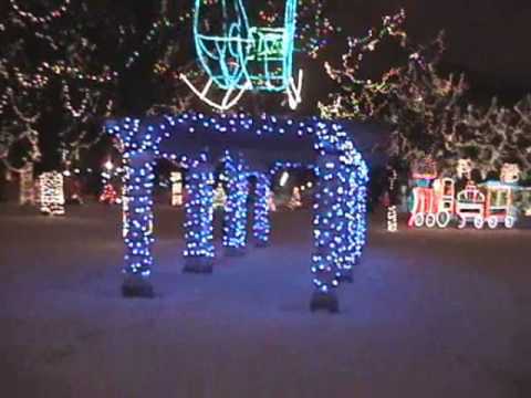 La Crosse,WI,Rotary lights Christmas decoration