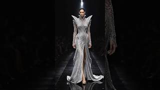 [올댓니팅] Silver Thread Architecture-163 #fashion #fashiontrends #style #runway #fashionstyle #dress
