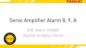 Alarm 8 Troubleshooting for FANUC CNC Servo Amplifier
