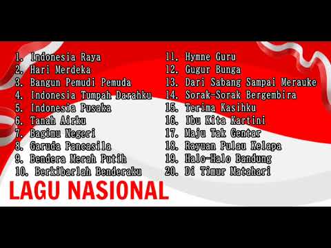 KUMPULAN LAGU NASIONAL INDONESIA - FULL LAGU NASIONAL