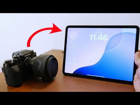 Record directly on your IPad from your camera