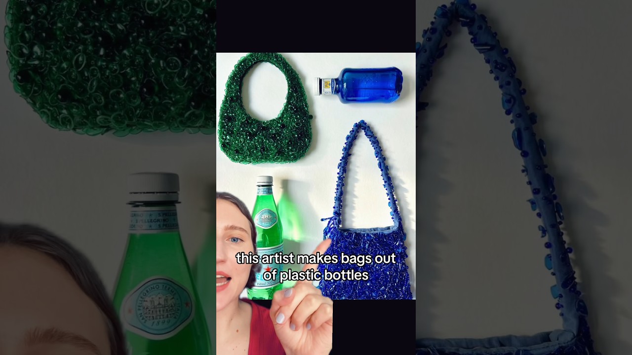 Bags out of PLASTIC bottles. By Paula Votteler 