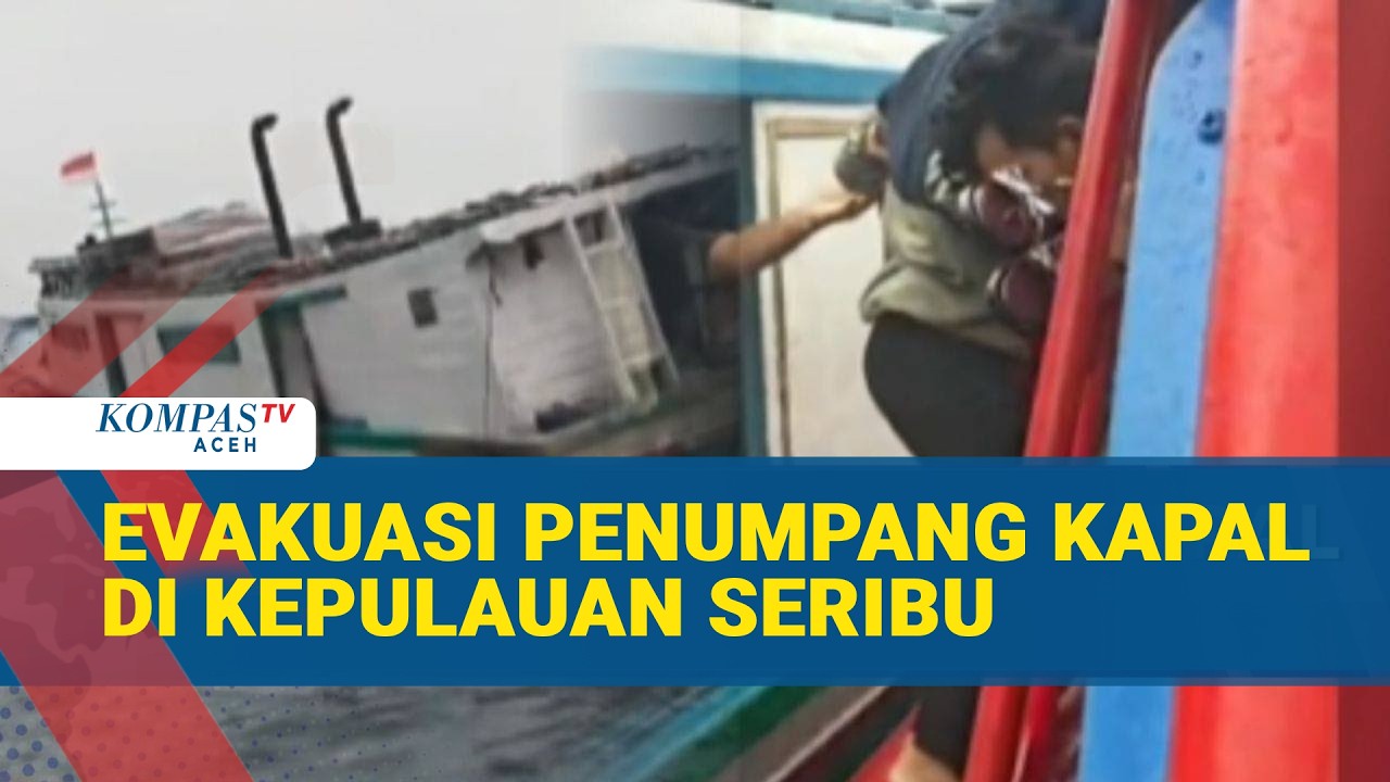 Kapal Tradisional Alami Mati Mesin di Pulau Pari, Penumpang Dievakuasi