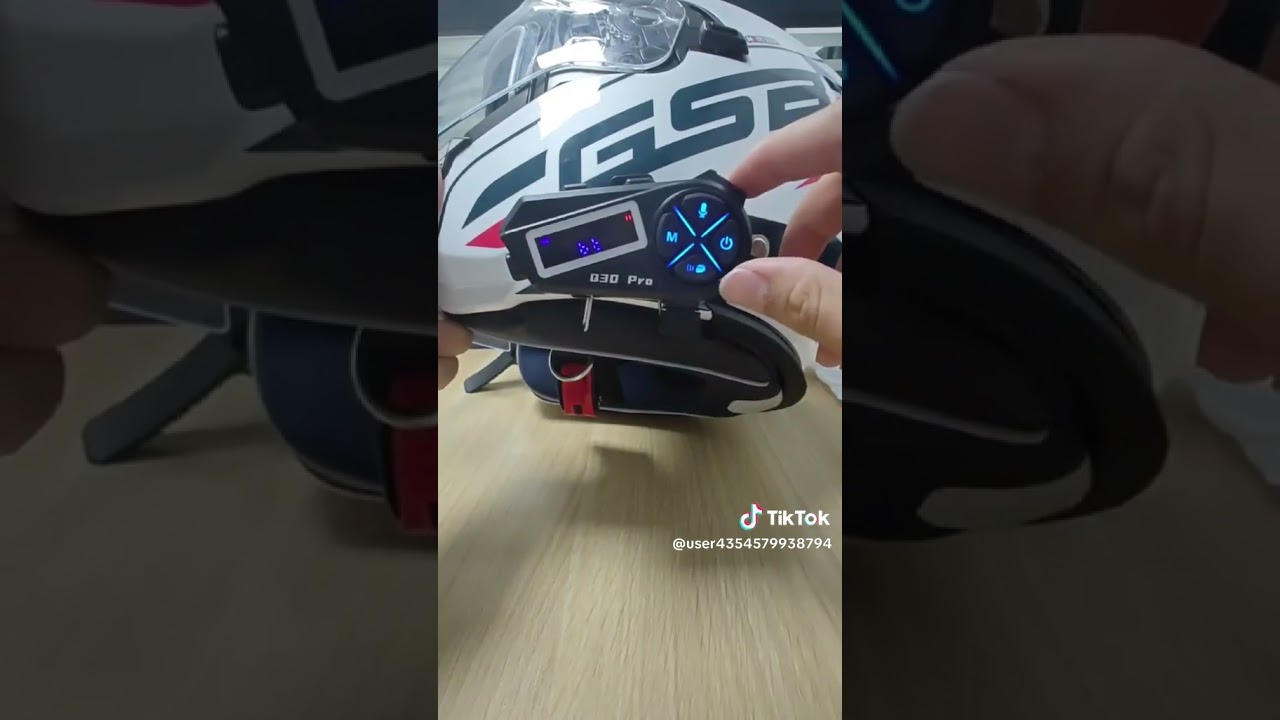 YMY Q30pro Motorcycle Helmet Bluetooth Intercom Headset