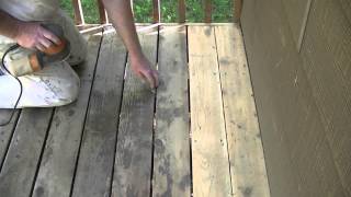 How To Sand A Cedar Deck With A 5.5' Orbital Sander