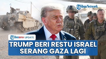 Trump Izinkan Israel Lanjutkan Serangan di Gaza jika Hamas Langgar Gencatan Senjata meski Dikecam