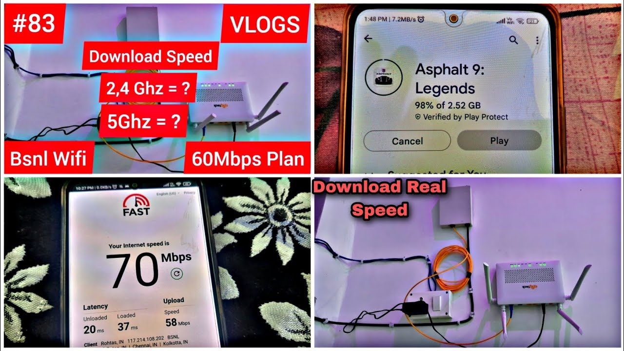 2 4Ghz Vs 5Ghz Wifi Speed Test Double Band Bsnl Fiber Installation 2-4ghz-vs-5ghz-wifi-speed-test-double-band-bsnl-fiber-installation