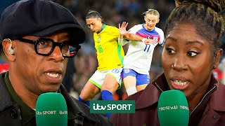 "It's a problem" - Ian Wright & Anita Asante REACT to England's first loss since Euros