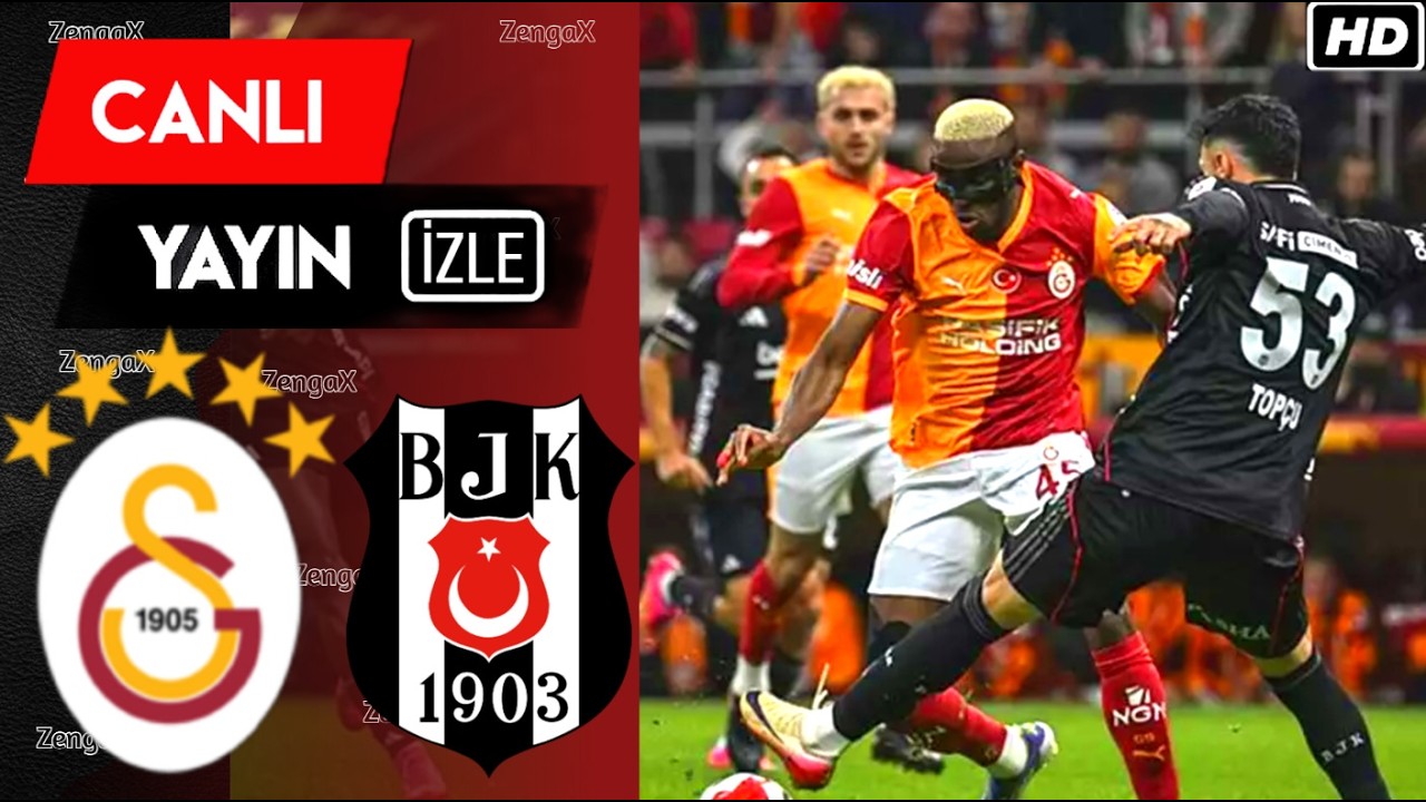 Galatasaray - Beşiktaş MAÇI ÖZETİ | Süper Lig | eFootball Türkçe Simülasyon