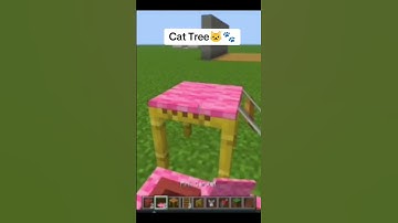 Cat Tree 🐱🐾         #minecraft #gaming #minecraftbuilding #minecrafthacks #tiktokhackminecraft