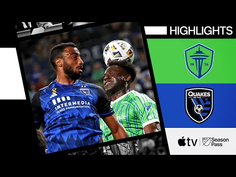 Seattle Sounders San Jose Earthquakes Goals And Highlights