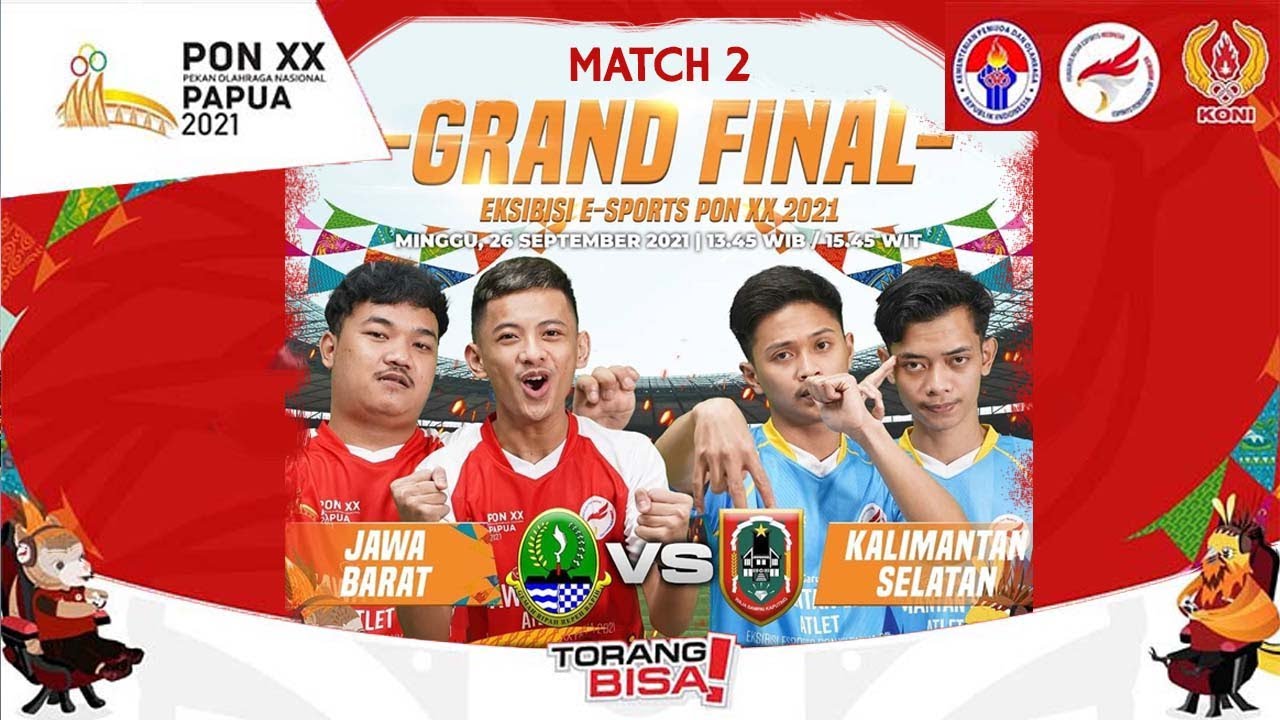 GRAND FINAL PES 2021 PON XX PAPUA | JABAR VS KALSEL | FERRY & FAIDAN VS RIZA & ROMMY (2/3)