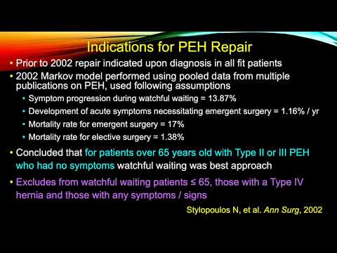 Dr. Steve DeMeester and IHC: paraesophageal hernia repair part 2/3