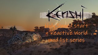Ep 3: Holy Sword start + Reactive World mod list. The Ebonblade rises! Forging Shek demigods.
