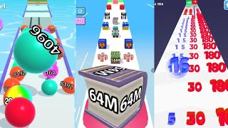 Jelly Merge Run 2048 Vs Ball Run 2048 Vs Number Running Plus And Run & Match