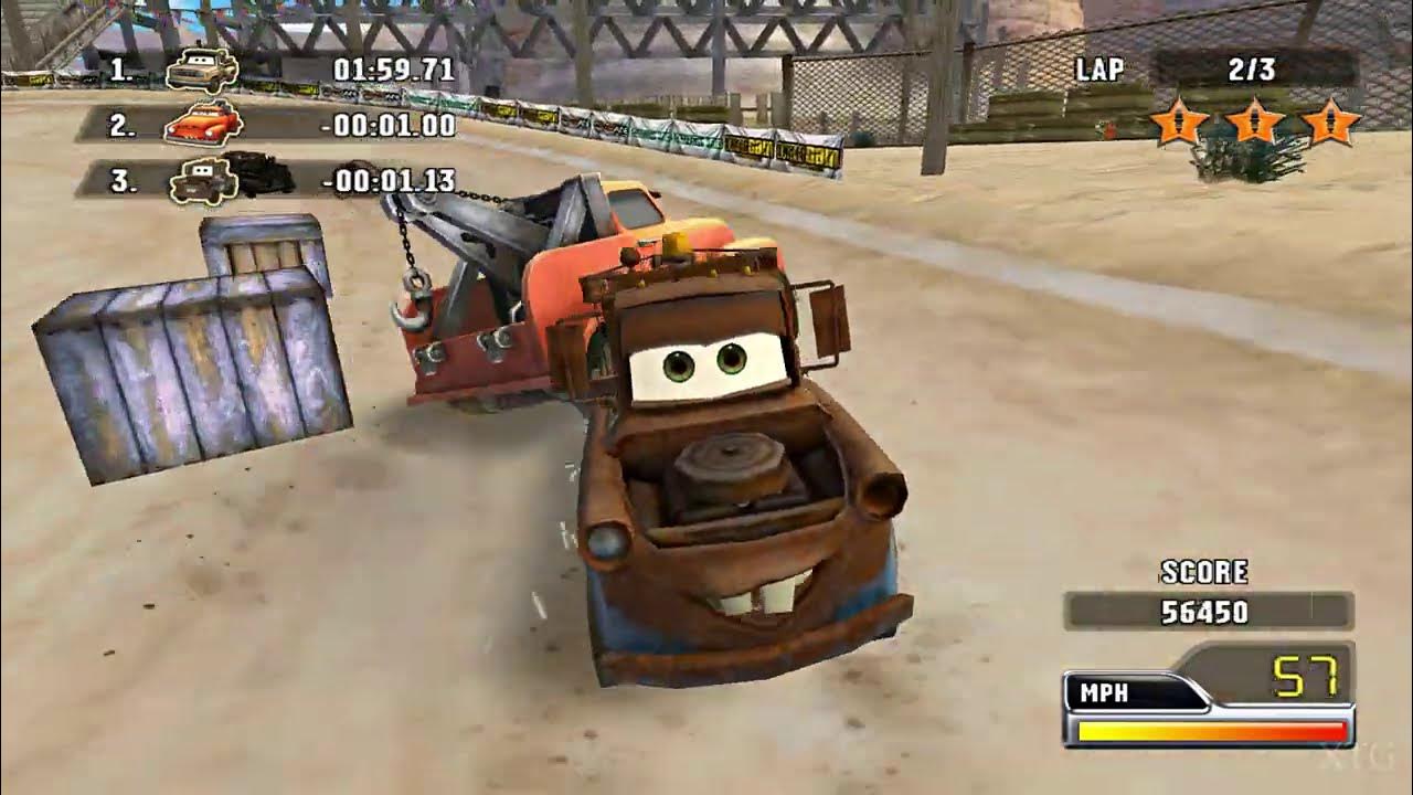 Cars: Race-O-Rama - Chick Hicks Showdown PS2 Gameplay HD (PCSX2) 