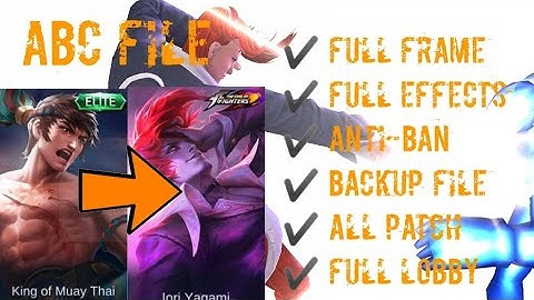 CHOU ELITE SKIN INTO KOF SKIN SCRIPT WITH BACKUP FILE ABC FILE