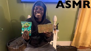 [ASMR] Organizing My Yu-Gi-Oh! Collection Part 2 & Eating Gummy Apple Rings #asmr #whispering screenshot 5