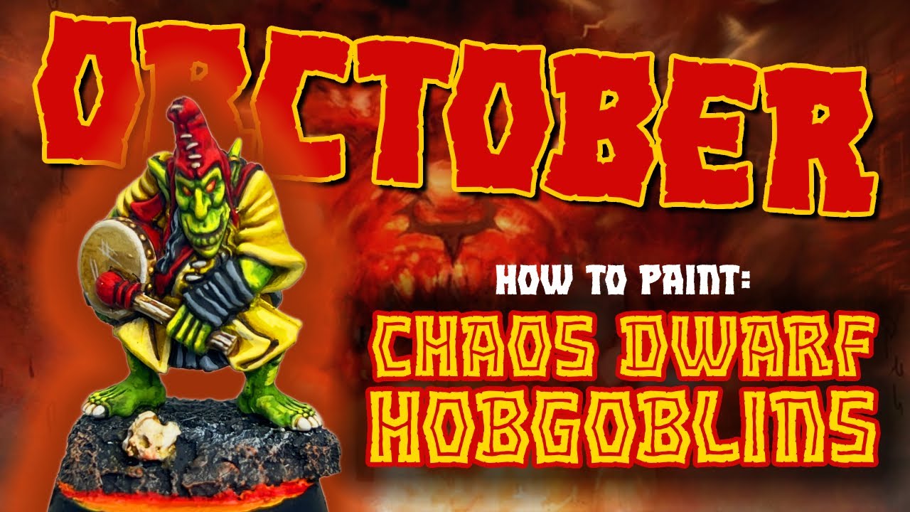 Painting a Retro Warhammer Hobgoblin for Orctober