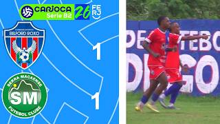 CARIOCA SÉRIE B2- TAÇA MARACANÃ - 8ª RODADA - BELFORD ROXO 1X1 SERRA MACAENSE