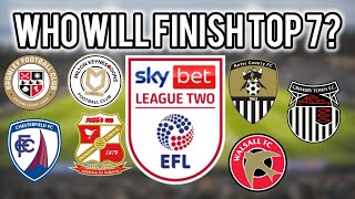 WHO IS GETTING PROMOTED FROM EFL LEAGUE 2? LEAGUE 2 TOP 7 PREDICTIONS 25/26 
