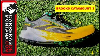 BROOKS CATAMOUNT 3: ZAPATILLAS TRAIL RUNNING VELOCIDAD. Agarre y chispa para todos los terrenos.