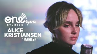 Video voorbeeld van "Alice Kristiansen - "Marilyn" (Live from ONErpm Studios)"