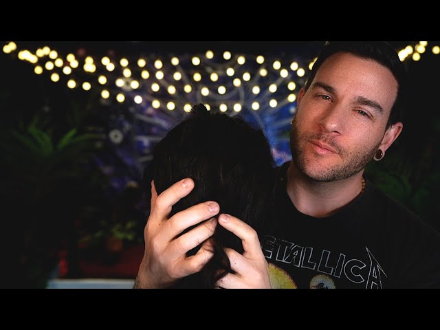 ASMR Hair Brushing & Affirmations | you deserve to feel balanced