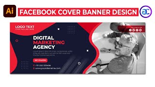 Facebook cover design tutorial #shorts