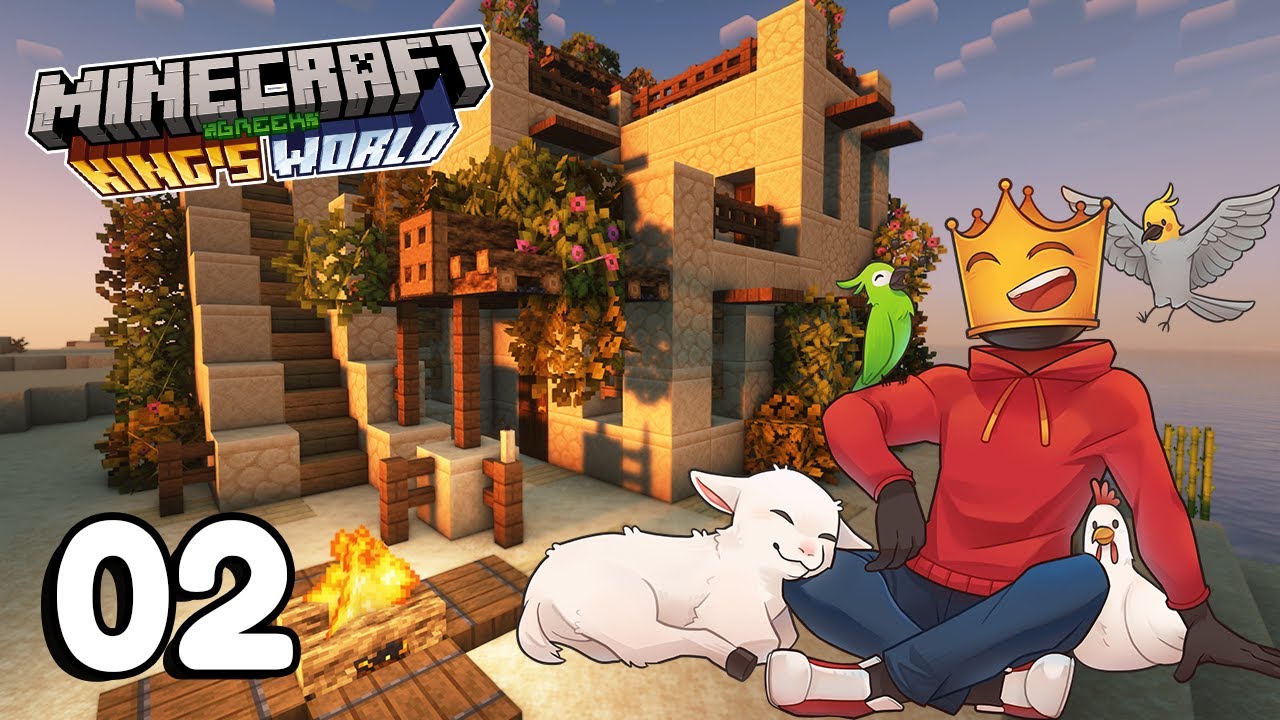 Animal Friends & Villagers! Minecraft 1.19 Let's Play Episode 2 | King's World