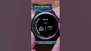 Tutorial - quatix 8: Garmin Data Magic! #garmin #smartwatch #quatix8 #quickguide #wearabletech