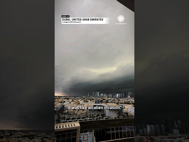 Dubai Storm Was "Like an Alien Invasion"