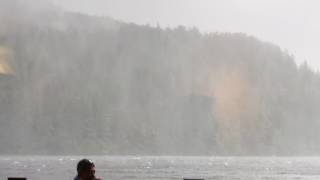 Squally rains over Hippa lodge
