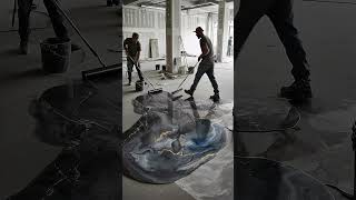 Luxury Metallic Epoxy Gym Transformation #assemblyline #automation #documentary #engineering