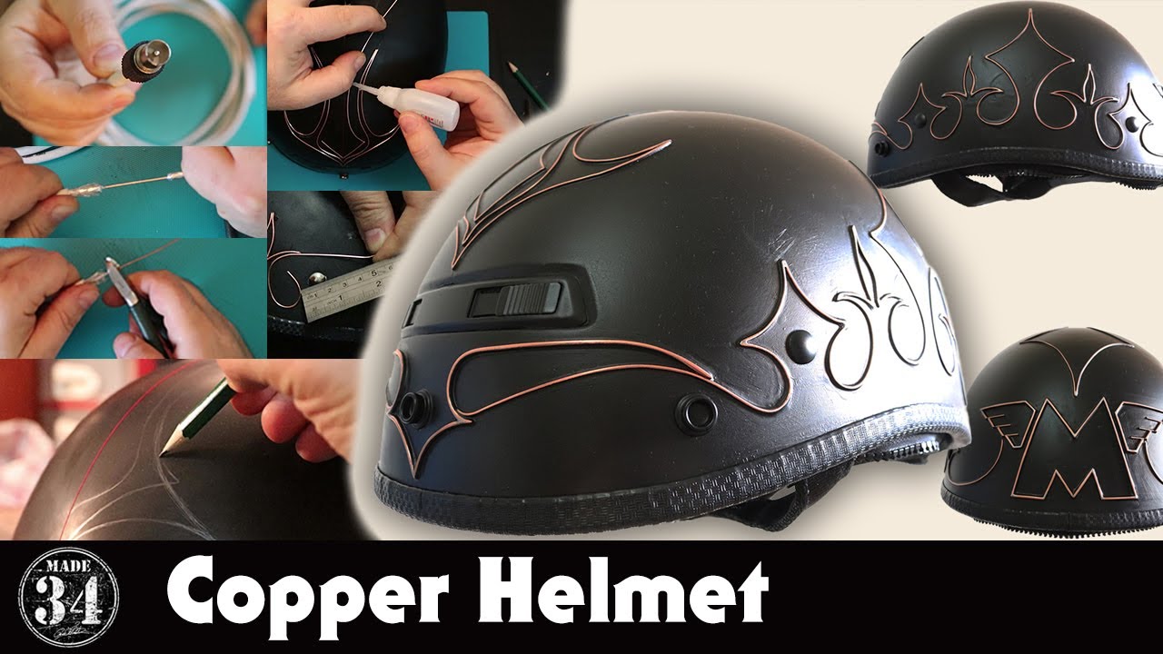 How To Make A Helmet Design With Copper Wire ? YouTube