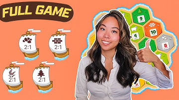 CONQUERING ALL 2:1 PORTS || catan base game ranked