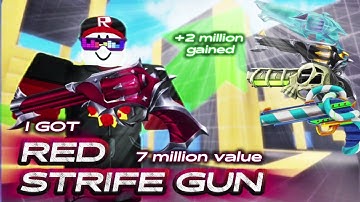 Getting RED STRIFE GUN in MVSD TRADING (gaining INSANE VALUE) | Roblox Murderers Vs Sheriffs Duels