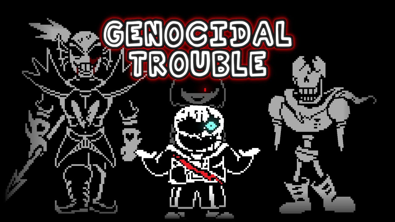 Friday Night Funkin': Genocidal Trouble - Vocals Only (Undertale Triple Trouble Cover)