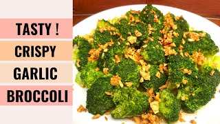 EASY TASTY Crispy Fried Garlic Broccoli Stir Fry 👍 | Aunty Mary Cooks ❤️